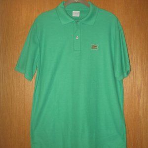 Vantage Custom Classics Green Miller High Life Short Sleeve Polo Shirt